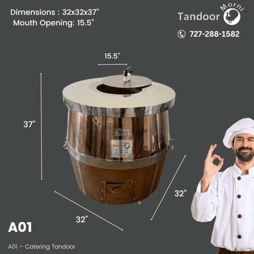 Dimension of Catering Tandoor