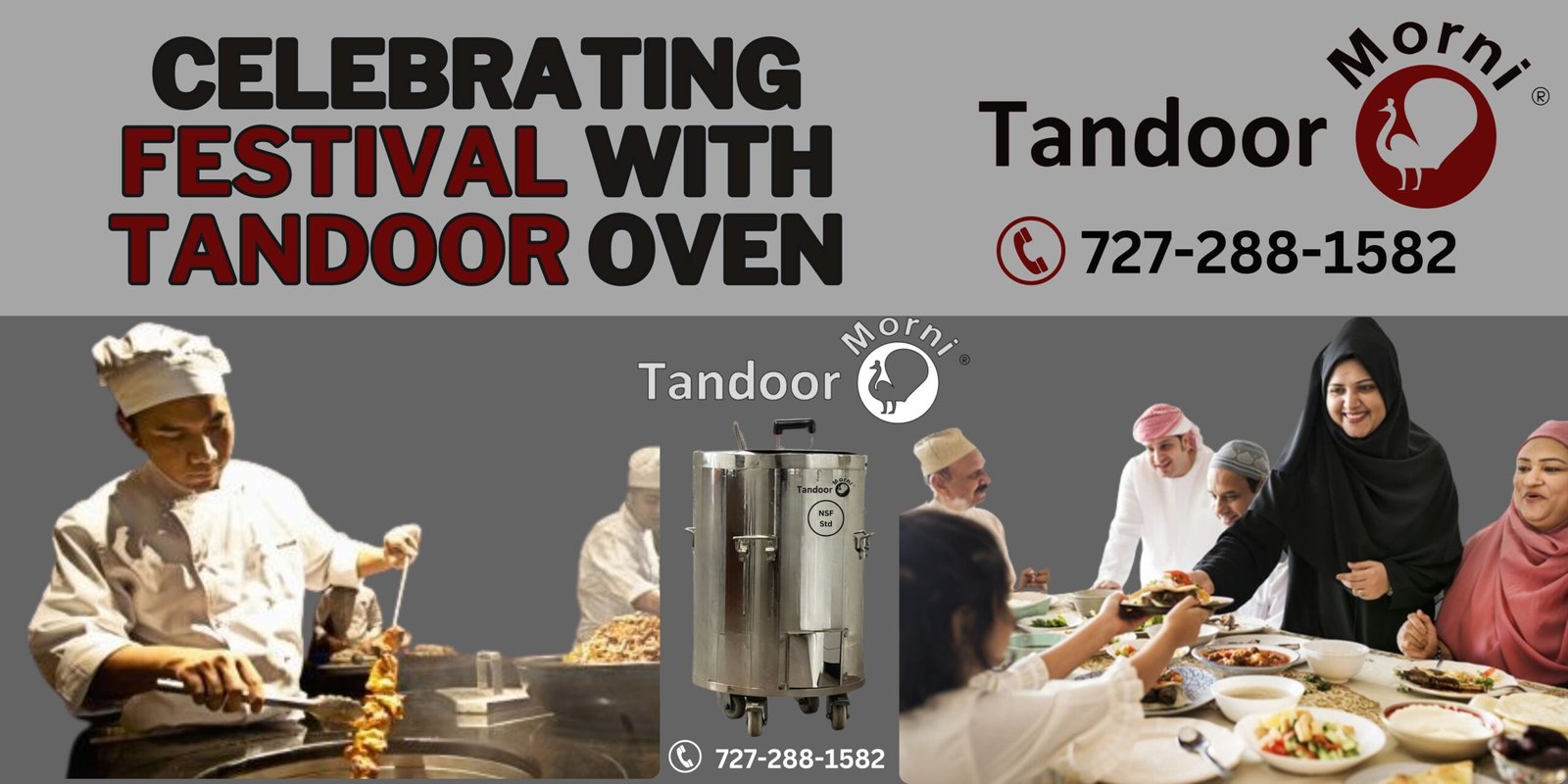 On this Eid holiday, the family is eating tandoori chicken, tandoori naan, and tandoori kebab while the chef cooks them. It demonstrates how you can celebrate a festival with tandoor oven at home