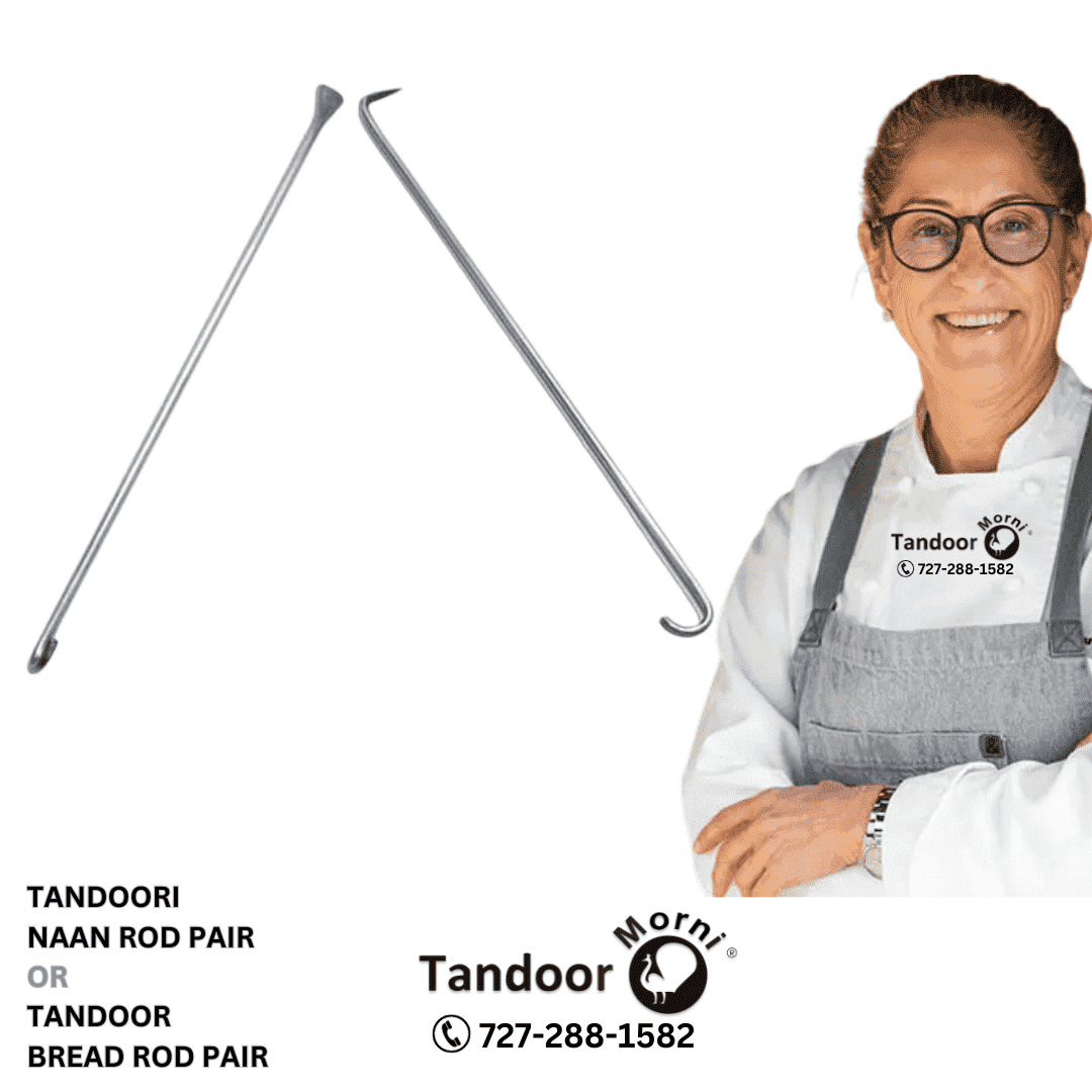 Skewers Rod Pair Tandoori Naan Rod pair refers to a combination or a set of skewers, like a scraper or a hook.