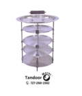 A complete kit for making stacked pizzas in a tandoor oven.