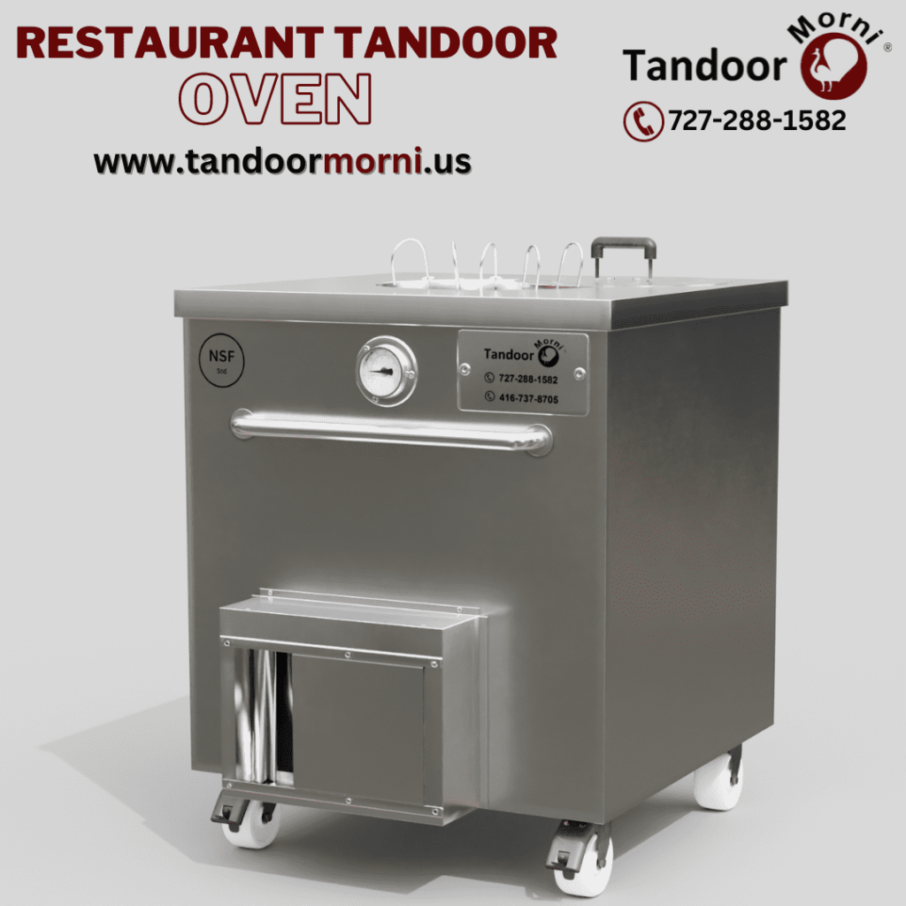 Image of a Restaurant Tandoor Oven with glowing embers and traditional features.