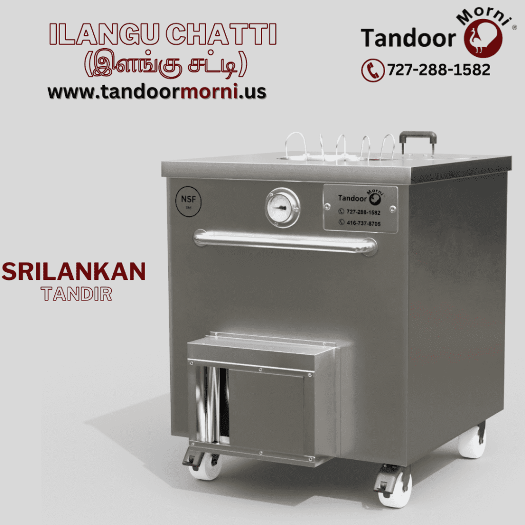 Sri Lankan Tandoor Oven - Traditional clay oven for authentic Sri Lankan cooking, available for purchase in the USA