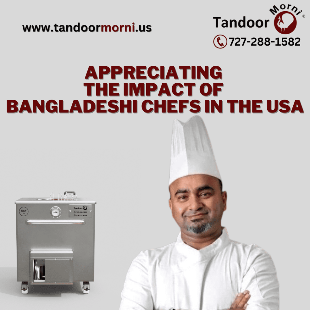 Image depicting a Bangladeshi chef contributing to the USA economy through culinary excellence.